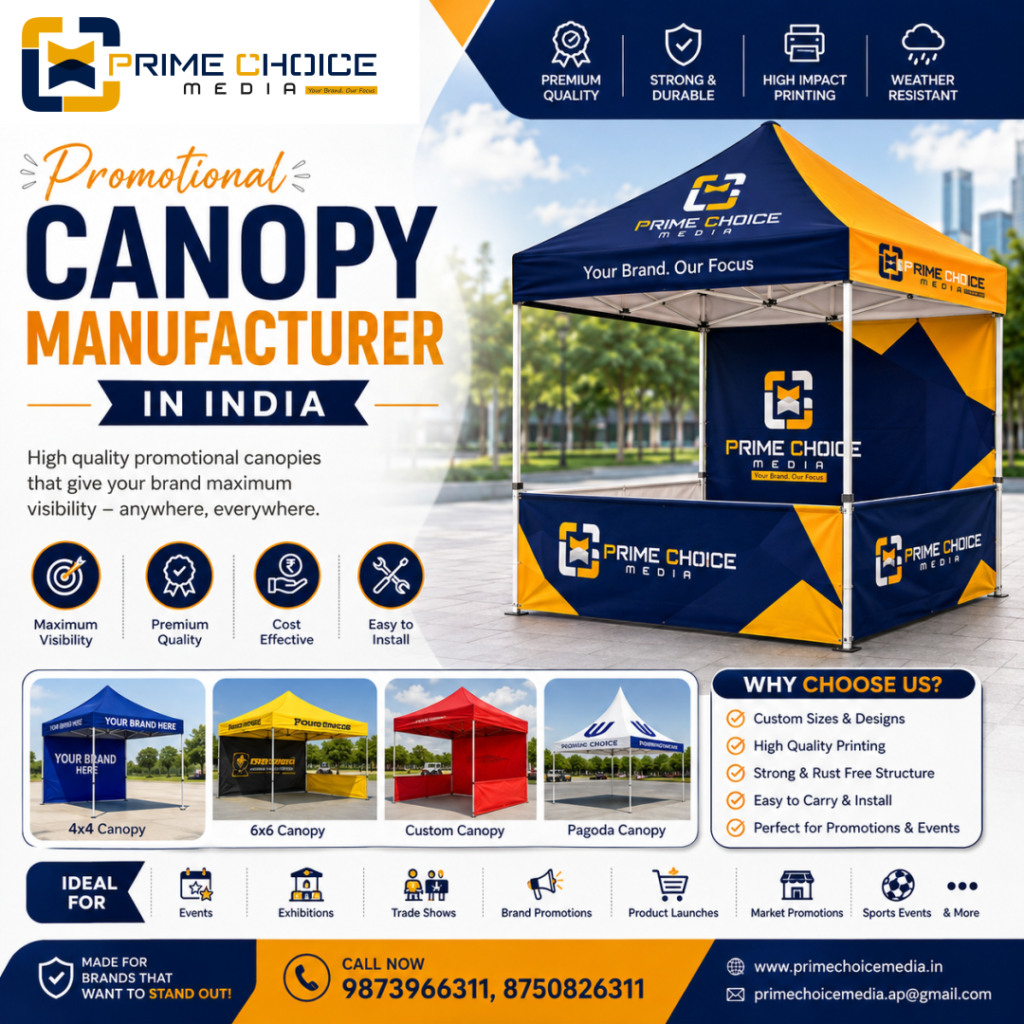 Promotional Canopy Manufacturer in India